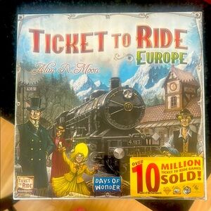 Ticket to Ride Europe Board Game